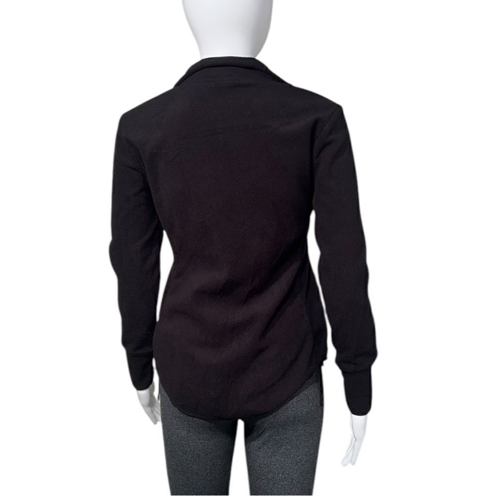 Old Navy Black Full Zip Fleece Jacket NWOT (XS Petite)
